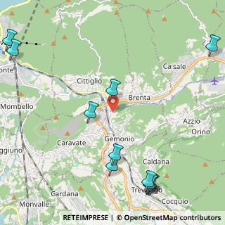 Mappa Via Breccia, 21036 Gemonio VA, Italia (2.95727)