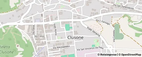 Mappa Clusone