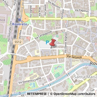 Mappa Piazza leoni a. 15, 38068 Rovereto, Trento (Trentino-Alto Adige)