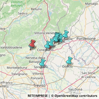 Mappa 31020 San Vendemiano TV, Italia (8.42462)