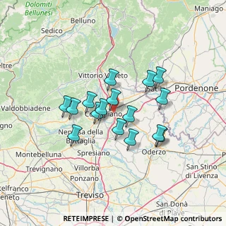 Mappa 31020 San Vendemiano TV, Italia (10.80813)