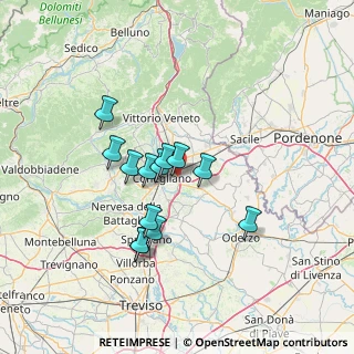 Mappa 31020 San Vendemiano TV, Italia (11.03538)