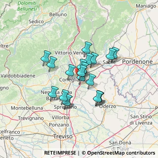 Mappa 31020 San Vendemiano TV, Italia (9.931)