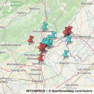 Mappa 31020 San Vendemiano TV, Italia (9.21889)