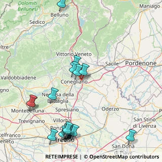 Mappa 31020 San Vendemiano TV, Italia (21.515)