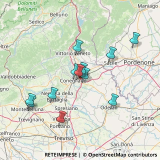 Mappa 31020 San Vendemiano TV, Italia (13.71833)