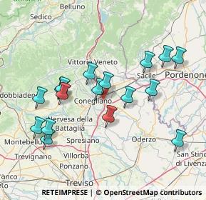 Mappa 31020 San Vendemiano TV, Italia (14.79118)