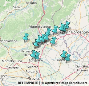Mappa 31020 San Vendemiano TV, Italia (9.81882)