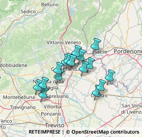 Mappa 31020 San Vendemiano TV, Italia (10.14438)