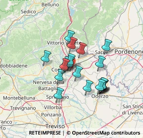 Mappa 31020 San Vendemiano TV, Italia (10.7515)