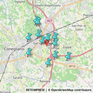 Mappa 31020 San Vendemiano TV, Italia (1.42667)