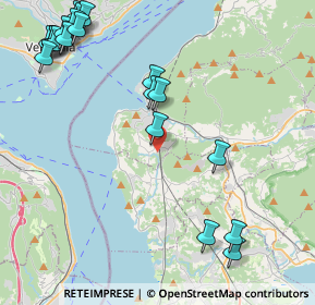 Mappa Via Cologna, 21014 Laveno-Mombello VA, Italia (5.557)