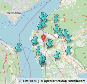 Mappa Via Cologna, 21014 Laveno-Mombello VA, Italia (3.2065)