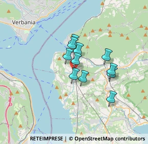 Mappa Via Cologna, 21014 Laveno-Mombello VA, Italia (2.35455)