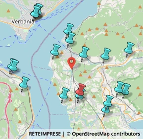 Mappa Via Cologna, 21014 Laveno-Mombello VA, Italia (4.946)