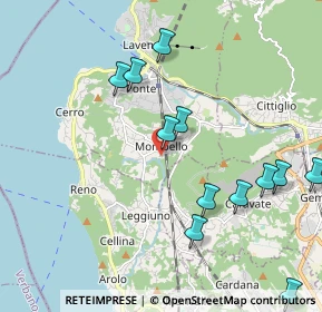 Mappa Via Cologna, 21014 Laveno-Mombello VA, Italia (2.42462)