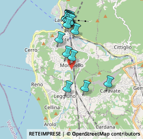 Mappa Via Cologna, 21014 Laveno-Mombello VA, Italia (1.9295)