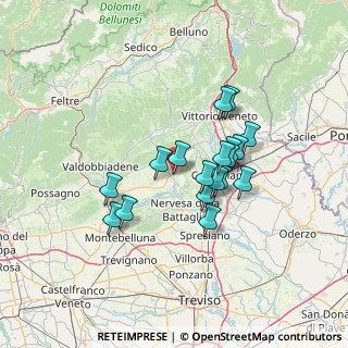 Mappa Via Monte Grappa, 31053 Pieve di Soligo TV, Italia (10.815)