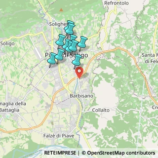 Mappa Via Monte Grappa, 31053 Pieve di Soligo TV, Italia (1.59455)