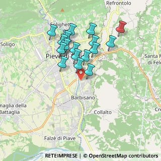 Mappa Via Monte Grappa, 31053 Pieve di Soligo TV, Italia (1.63842)