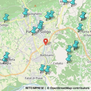 Mappa Via Monte Grappa, 31053 Pieve di Soligo TV, Italia (3.045)