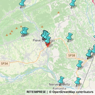 Mappa Via Monte Grappa, 31053 Pieve di Soligo TV, Italia (5.4735)