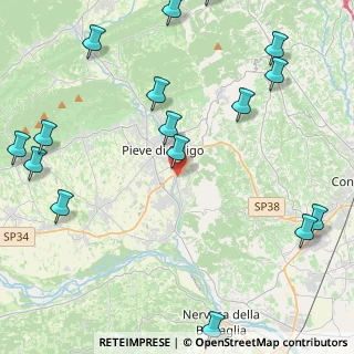 Mappa Via Monte Grappa, 31053 Pieve di Soligo TV, Italia (6.10412)