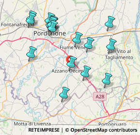 Mappa Via Runchie, 33082 Azzano Decimo PN, Italia (8.26294)