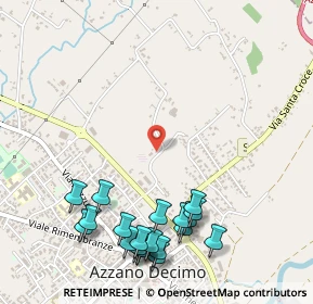 Mappa Via Albera, 33082 Azzano decimo PN, Italia (0.6375)