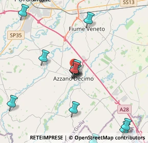 Mappa Via Albera, 33082 Azzano decimo PN, Italia (5.7845)