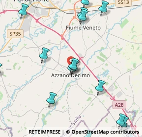Mappa Via Albera, 33082 Azzano decimo PN, Italia (6.233)