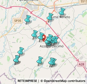 Mappa , 33082 Azzano Decimo PN, Italia (3.3775)