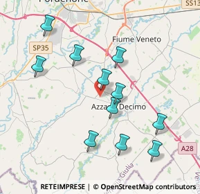 Mappa , 33082 Azzano Decimo PN, Italia (3.76727)