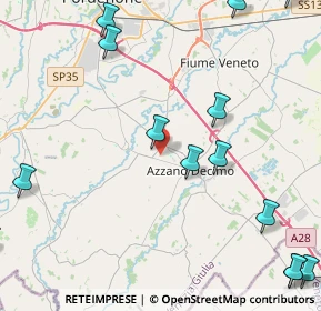 Mappa , 33082 Azzano Decimo PN, Italia (6.73833)