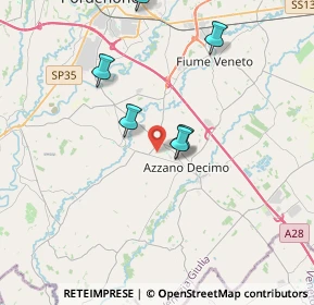 Mappa , 33082 Azzano Decimo PN, Italia (6.075)
