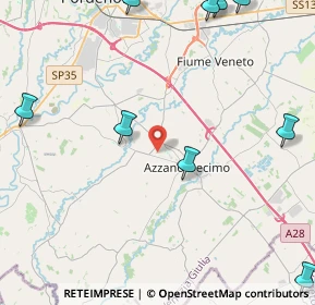 Mappa , 33082 Azzano Decimo PN, Italia (6.69273)