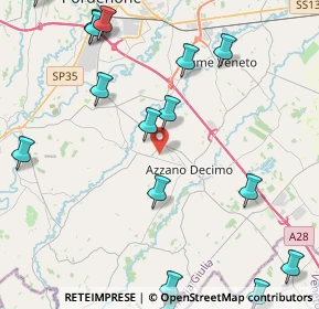 Mappa , 33082 Azzano Decimo PN, Italia (6.294)