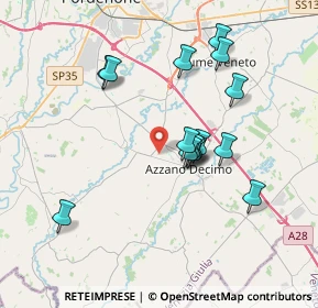 Mappa , 33082 Azzano Decimo PN, Italia (3.31)