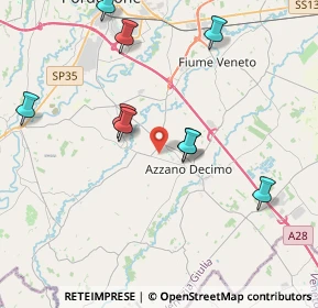Mappa , 33082 Azzano Decimo PN, Italia (6.309)