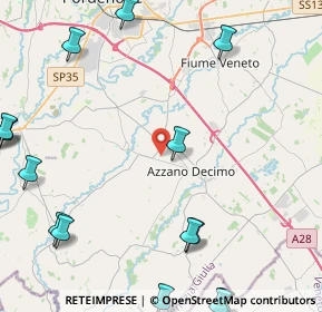 Mappa , 33082 Azzano Decimo PN, Italia (7.0355)