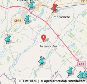 Mappa , 33082 Azzano Decimo PN, Italia (7.63083)