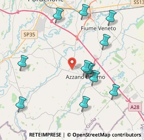 Mappa , 33082 Azzano Decimo PN, Italia (4.23917)