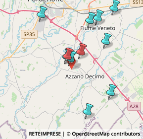 Mappa , 33082 Azzano Decimo PN, Italia (3.81727)