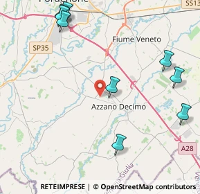 Mappa , 33082 Azzano Decimo PN, Italia (5.80273)