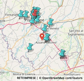 Mappa , 33082 Azzano Decimo PN, Italia (7.5295)