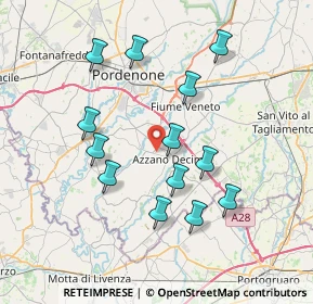 Mappa , 33082 Azzano Decimo PN, Italia (7.05154)