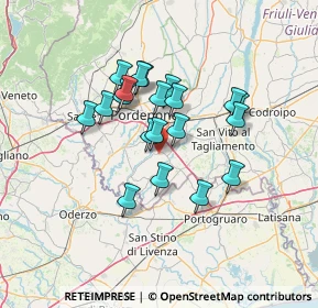 Mappa , 33082 Azzano Decimo PN, Italia (10.7385)