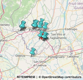 Mappa , 33082 Azzano Decimo PN, Italia (8.90643)