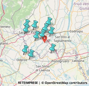 Mappa , 33082 Azzano Decimo PN, Italia (10.71455)