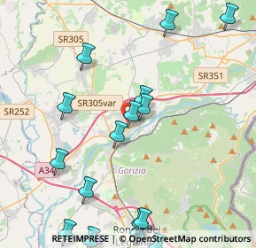 Mappa Via Luigi Spazzapan, 34072 Gradisca d'Isonzo GO, Italia (5.66474)